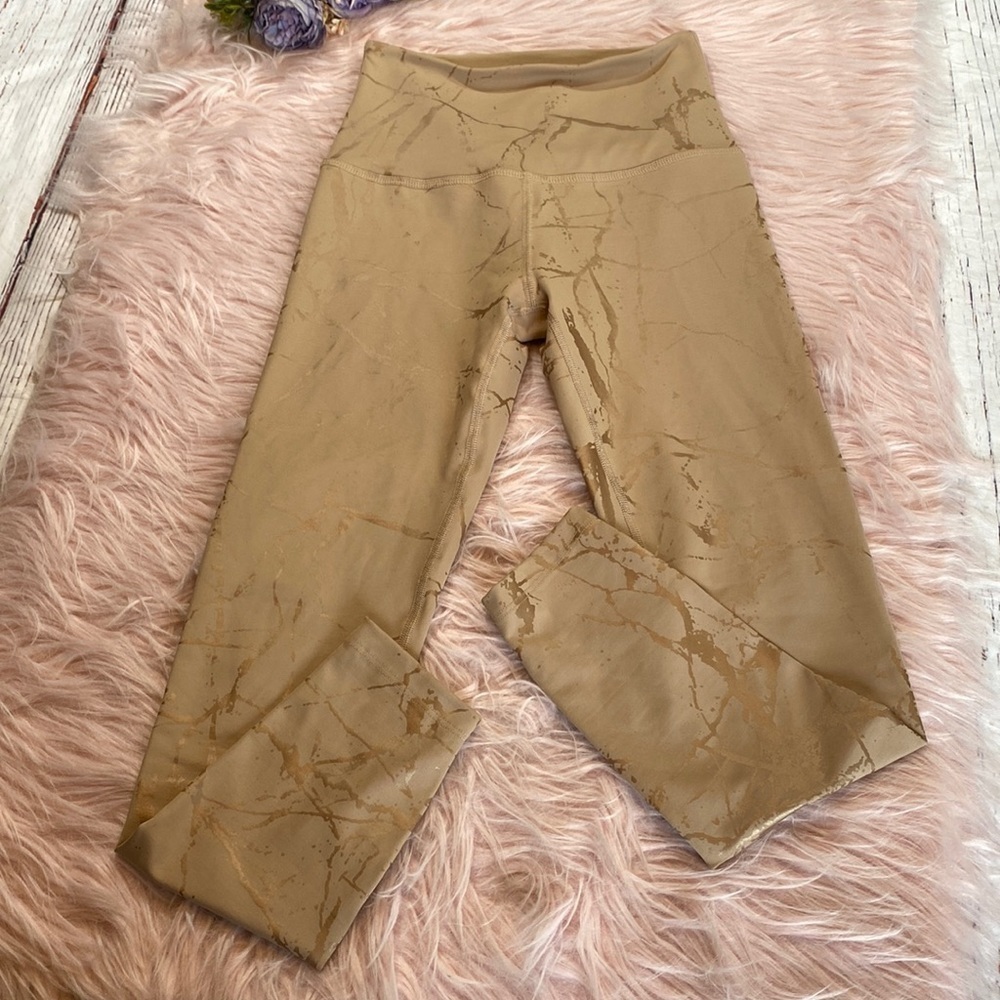 Beyond Yoga Lost Your Marbles High Waisted 7/8 Leggings sz XS